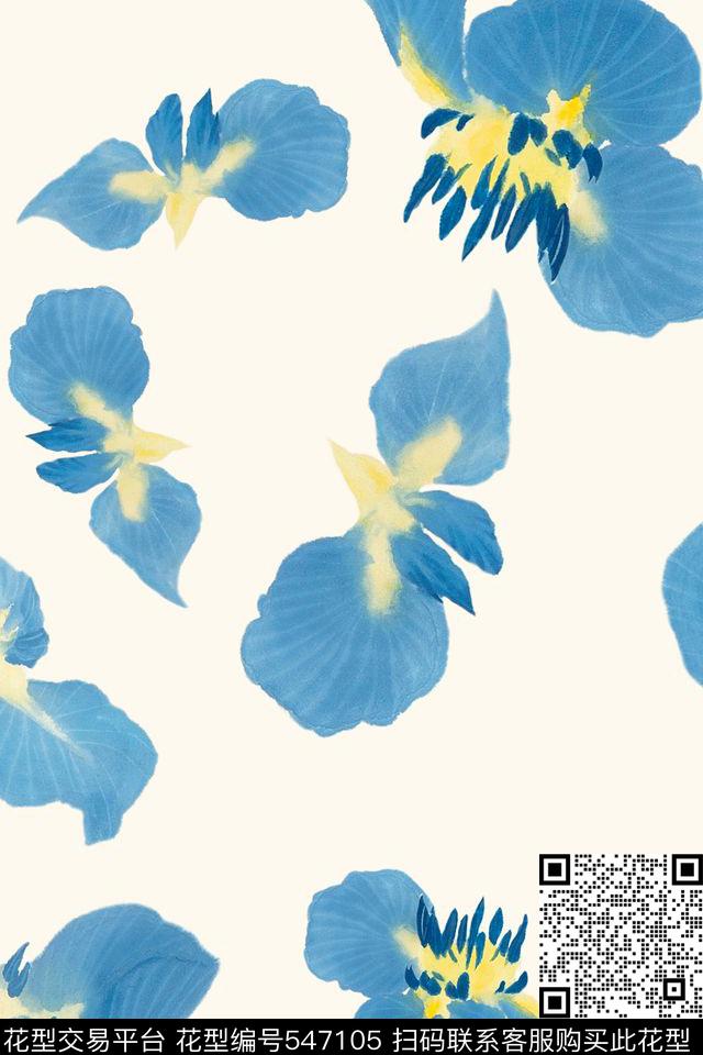 中国风水墨雅致数码印花华亿平台下载（图片编号: 547105） - 瓦栏（Walan）