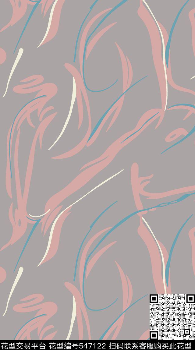 传统印花手绘条纹雨伞传统印花华亿平台下载（图片编号: 547122） - 瓦栏（Walan）