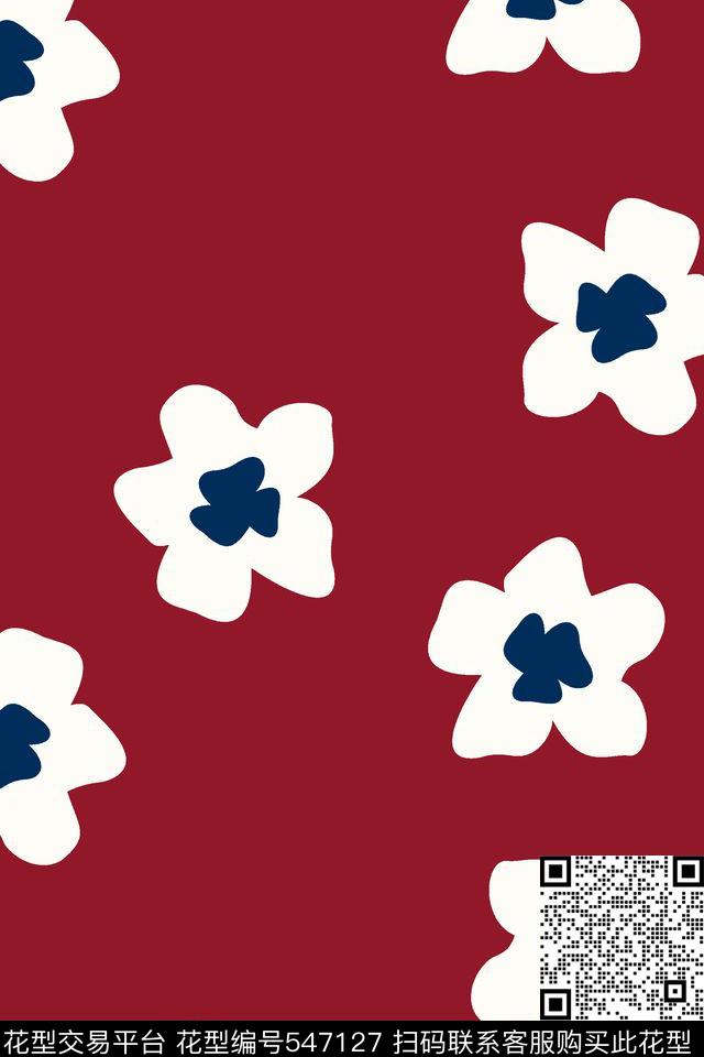 传统印花花卉雨伞传统印花华亿平台下载（图片编号: 547127） - 瓦栏（Walan）