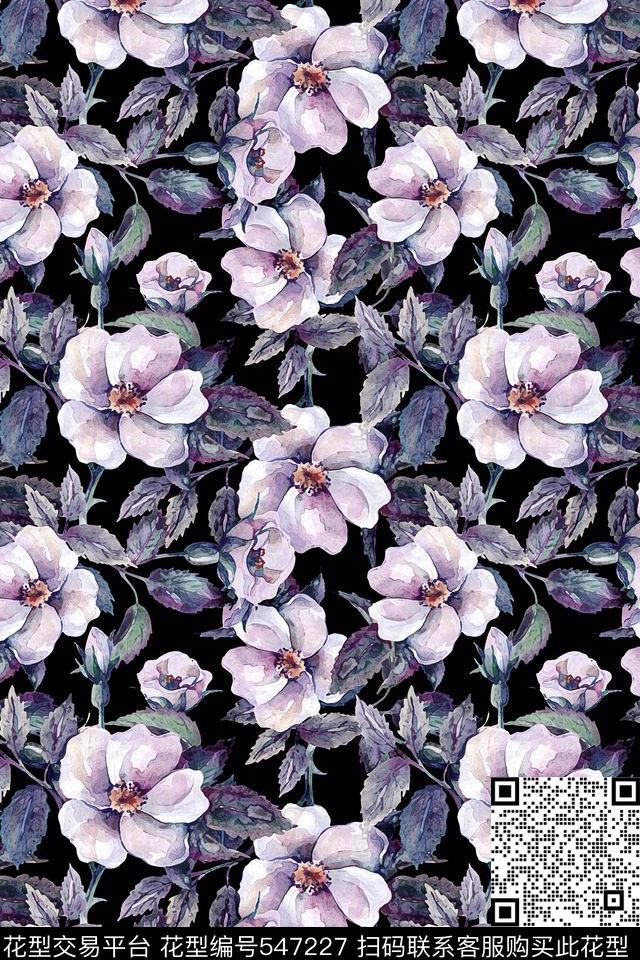 优雅中国风碎花传统印花华亿平台下载（图片编号: 547227） - 瓦栏（Walan）