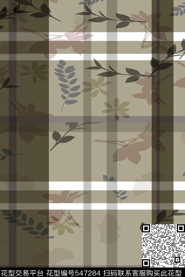 复古格子男装华亿平台传统印花华亿平台下载（图片编号: 547284） - 瓦栏（Walan）