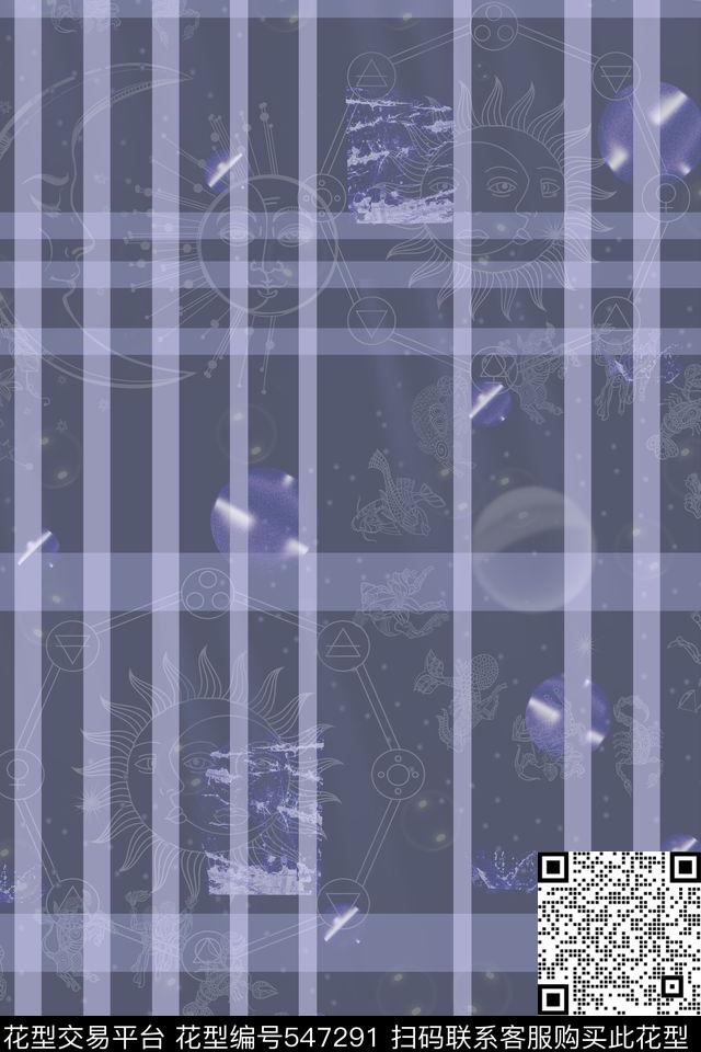 复古格子男装华亿平台传统印花华亿平台下载（图片编号: 547291） - 瓦栏（Walan）