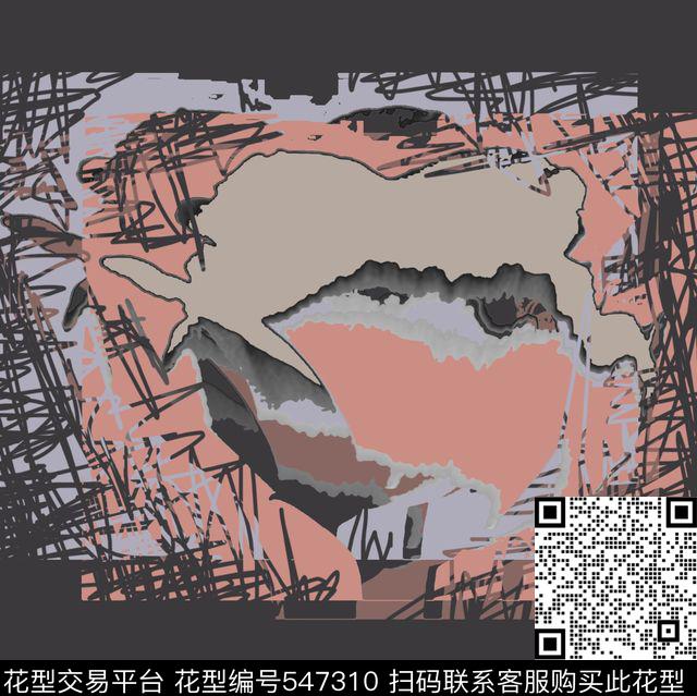 抽象印花矢量印花艺术抽象传统印花华亿平台下载（图片编号: 547310） - 瓦栏（Walan）