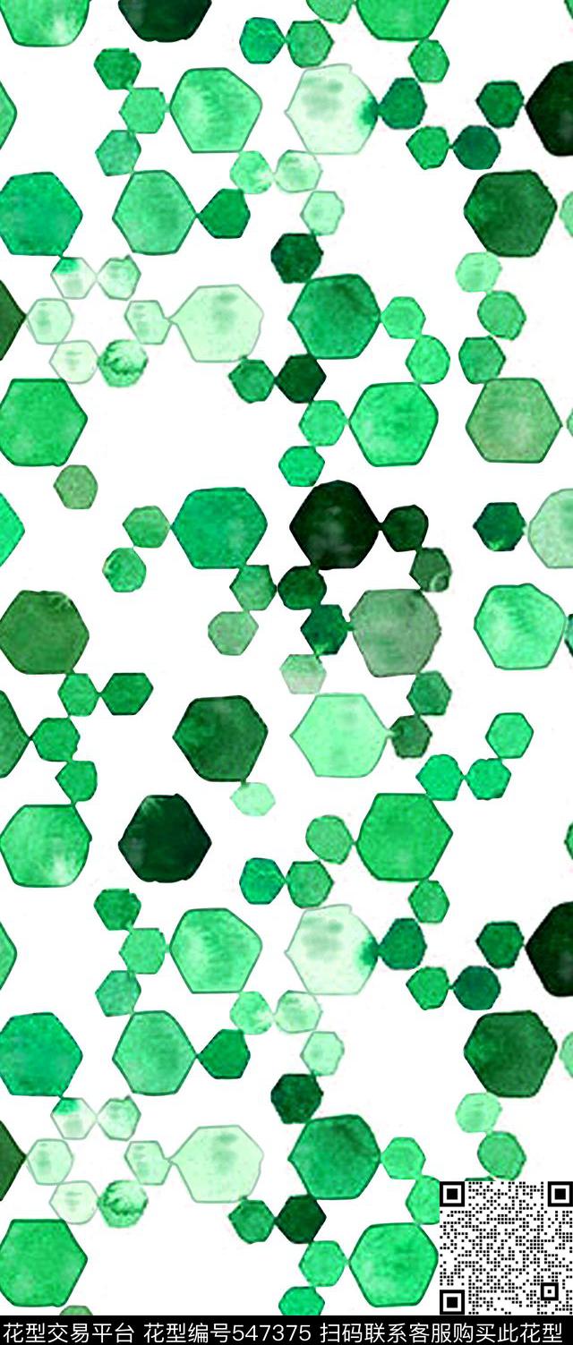 笔触波点抽象传统印花华亿平台下载（图片编号: 547375） - 瓦栏（Walan）