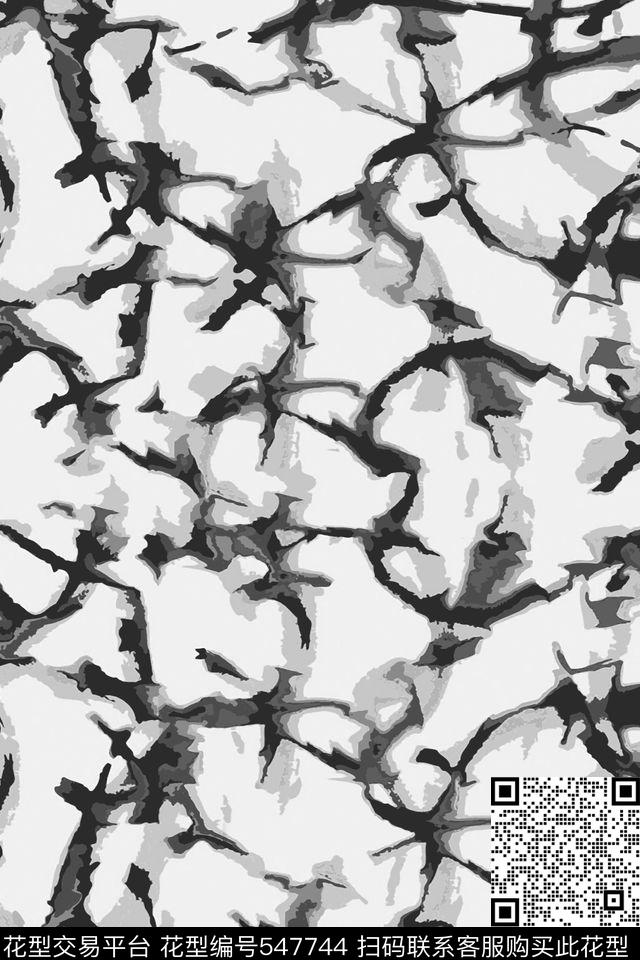 时尚流行简洁机理纹路传统印花华亿平台下载（图片编号: 547744） - 瓦栏（Walan）