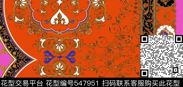 时尚定位花胸花传统印花华亿平台下载（图片编号: 547951） - 瓦栏（Walan）