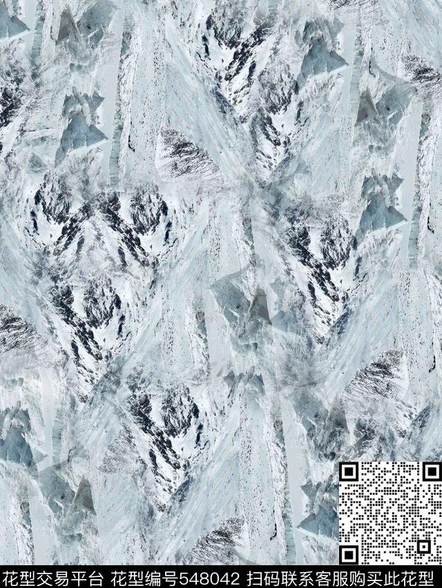 冰山复古男装华亿平台数码印花华亿平台下载（图片编号: 548042） - 瓦栏（Walan）