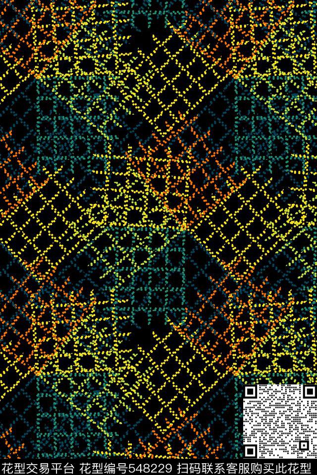 彩色迷彩条纹传统印花华亿平台下载（图片编号: 548229） - 瓦栏（Walan）