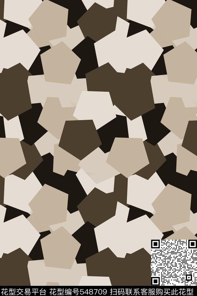 创意迷彩想象传统印花华亿平台下载（图片编号: 548709） - 瓦栏（Walan）