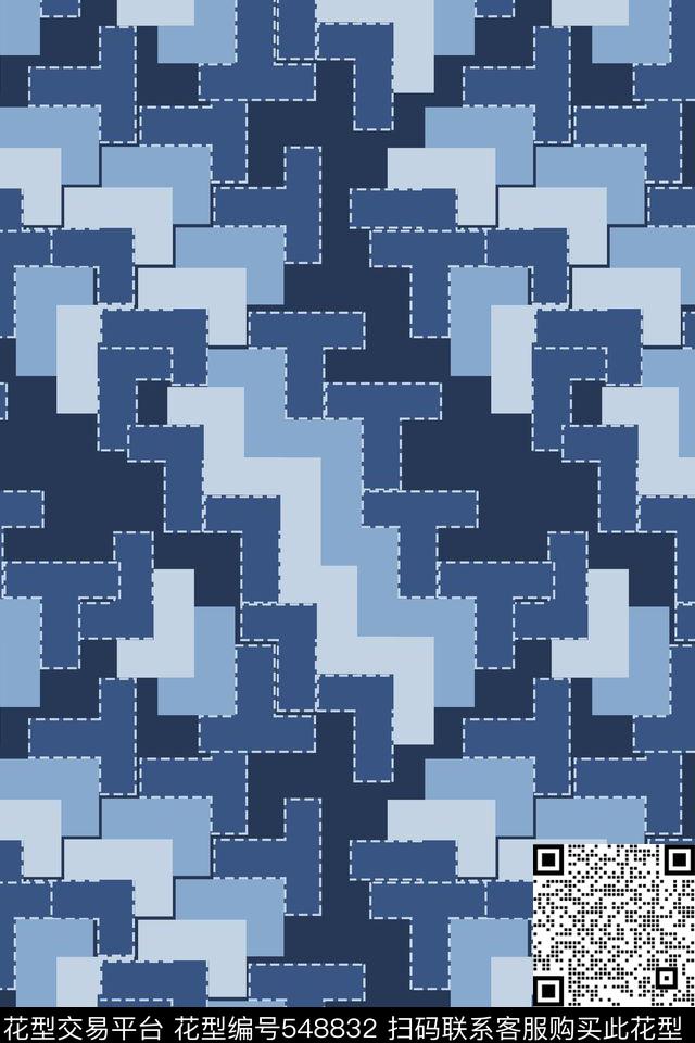 抽象创意符号传统印花华亿平台下载（图片编号: 548832） - 瓦栏（Walan）