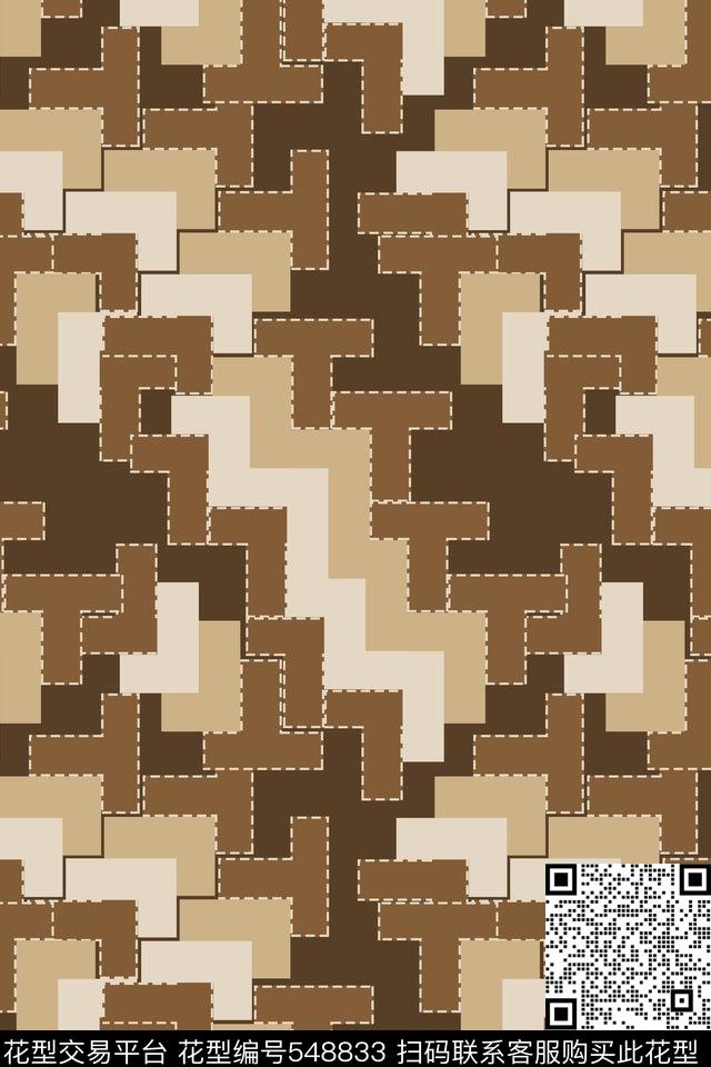 抽象创意符号传统印花华亿平台下载（图片编号: 548833） - 瓦栏（Walan）