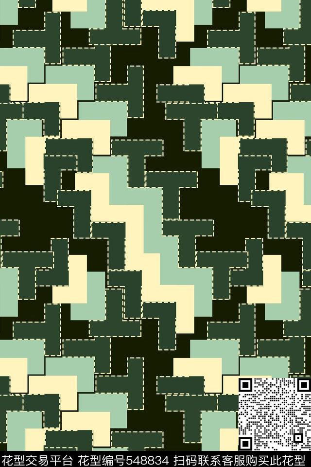 抽象创意符号传统印花华亿平台下载（图片编号: 548834） - 瓦栏（Walan）