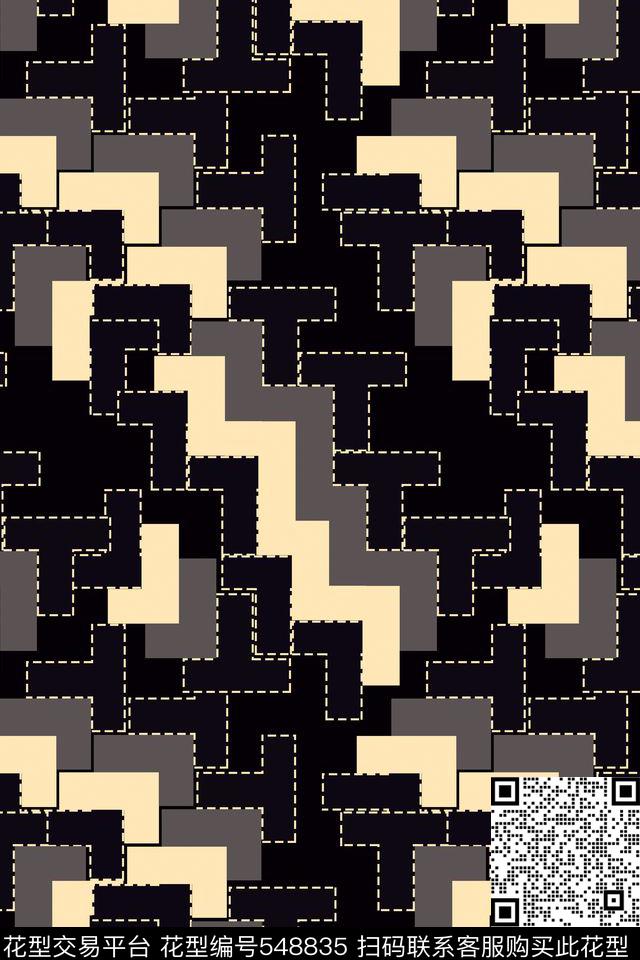 抽象创意符号传统印花华亿平台下载（图片编号: 548835） - 瓦栏（Walan）