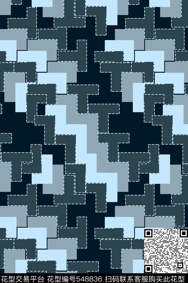 抽象创意符号传统印花华亿平台下载（图片编号: 548836） - 瓦栏（Walan）