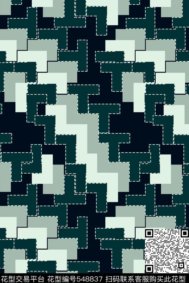 抽象创意符号传统印花华亿平台下载（图片编号: 548837） - 瓦栏（Walan）