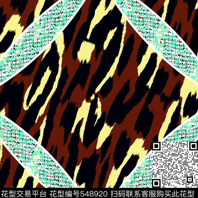 动物纹豹纹船传统印花华亿平台下载（图片编号: 548920） - 瓦栏（Walan）