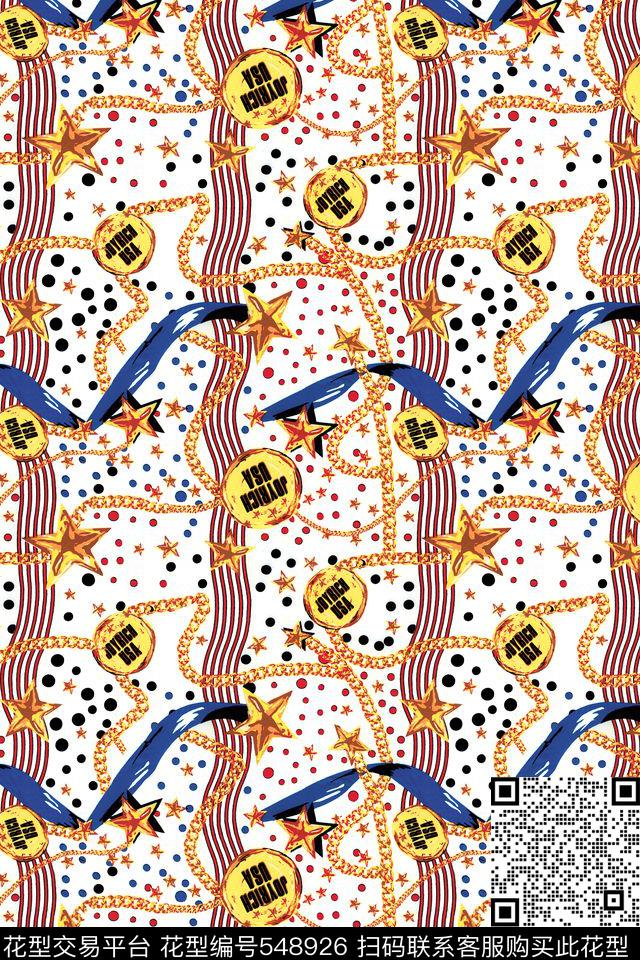 金属质感手绘休闲传统印花华亿平台下载（图片编号: 548926） - 瓦栏（Walan）