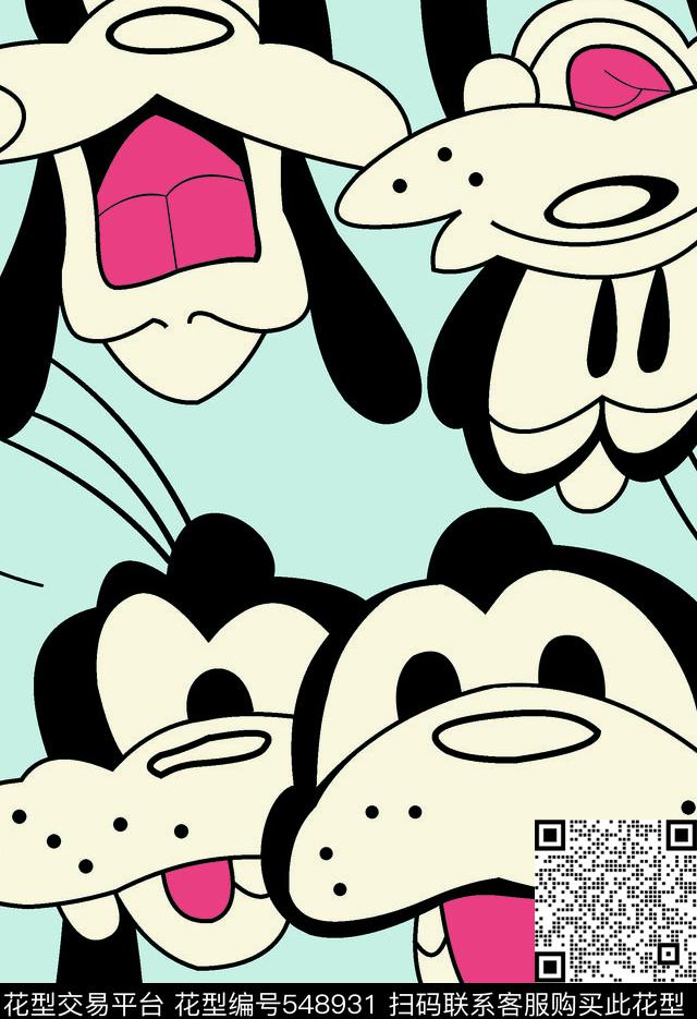 卡通漫画传统印花华亿平台下载（图片编号: 548931） - 瓦栏（Walan）