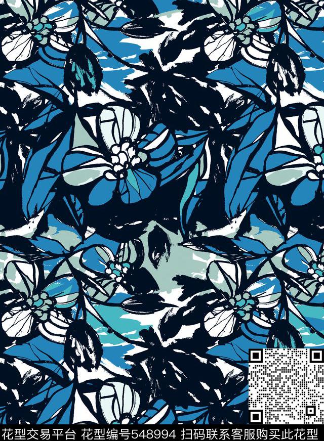 复古欧美彩花传统印花华亿平台下载（图片编号: 548994） - 瓦栏（Walan）