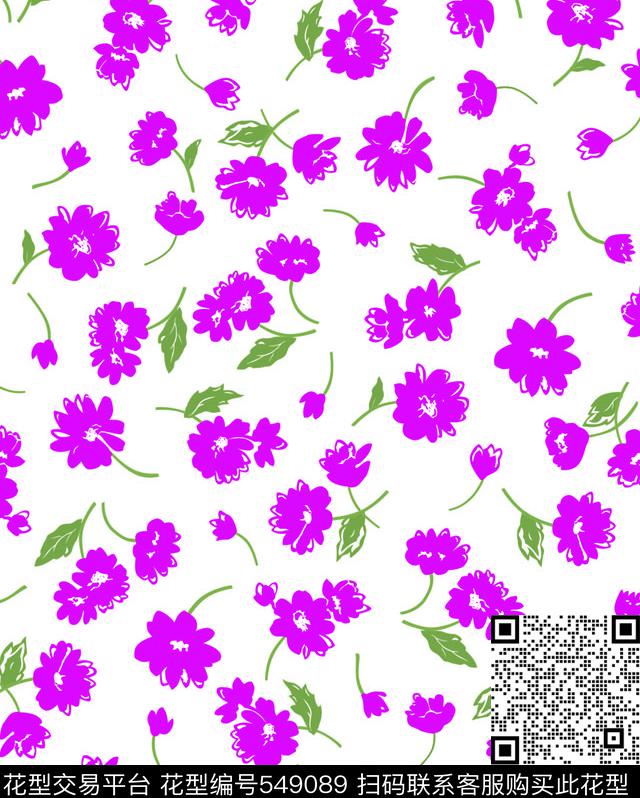 大牌花卉时尚传统印花华亿平台下载（图片编号: 549089） - 瓦栏（Walan）