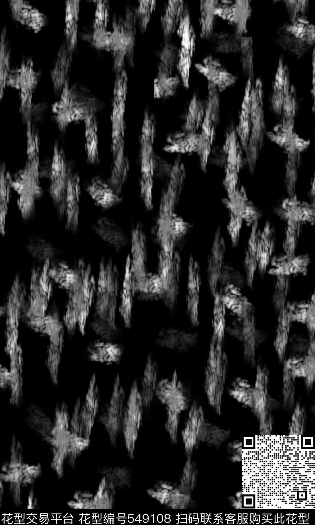 低调奢华色块黑白灰传统印花华亿平台下载（图片编号: 549108） - 瓦栏（Walan）