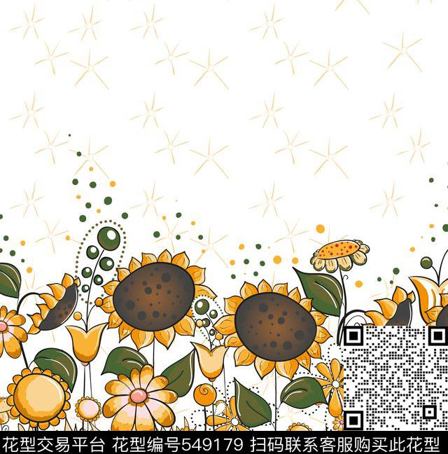 欧美时尚花卉传统印花华亿平台下载（图片编号: 549179） - 瓦栏（Walan）