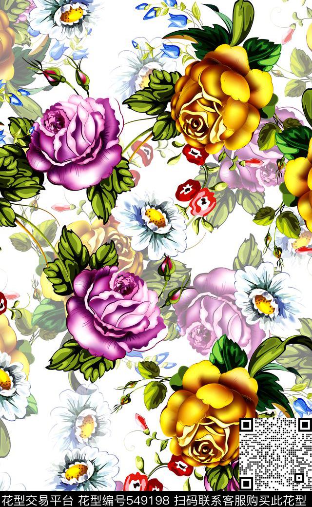 家纺女装连衣裙沙发布数码印花华亿平台下载（图片编号: 549198） - 瓦栏（Walan）