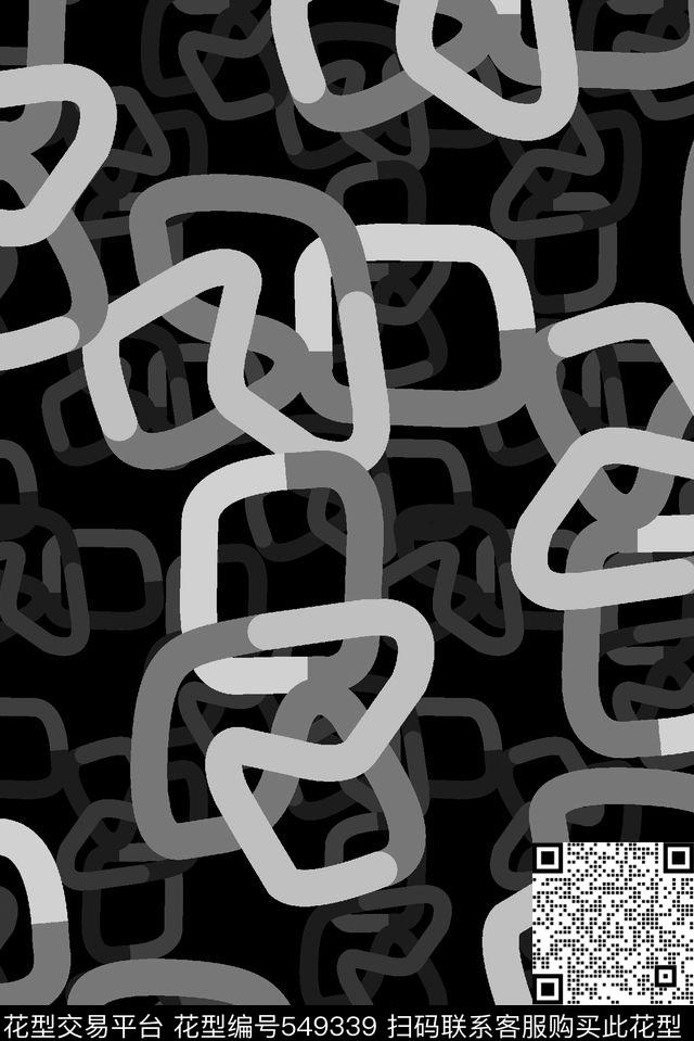 时尚潮流几何男装图案男装卫衣图案传统印花华亿平台下载（图片编号: 549339） - 瓦栏（Walan）