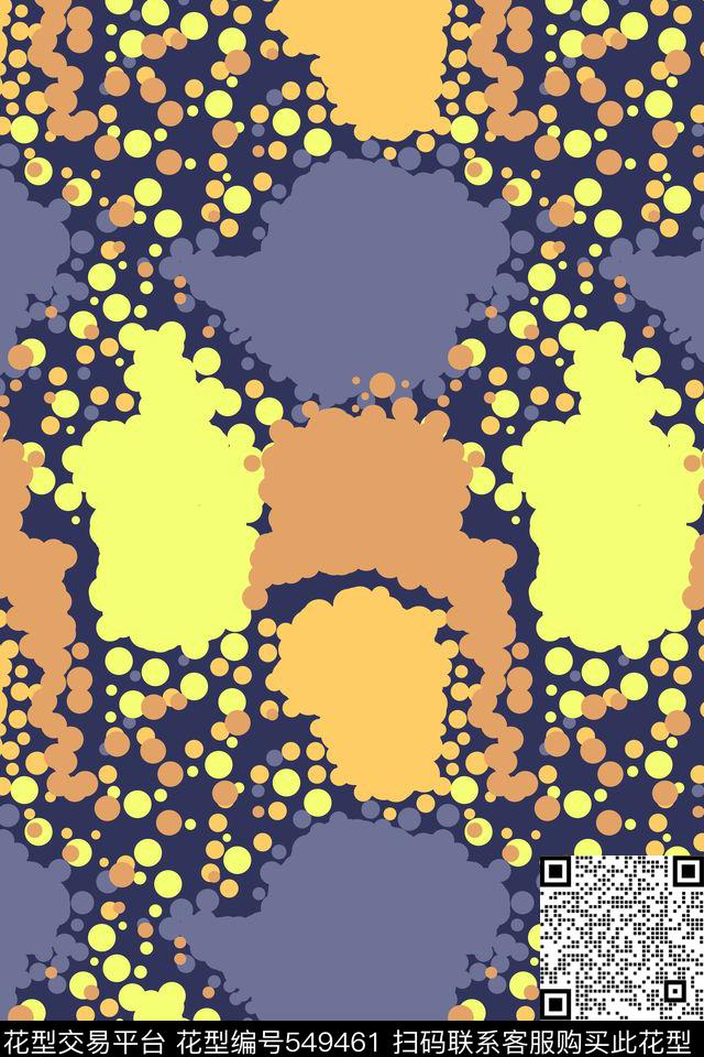 创意几何图形传统印花华亿平台下载（图片编号: 549461） - 瓦栏（Walan）