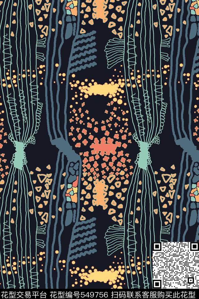 创意电脑绘画手绘数码印花华亿平台下载（图片编号: 549756） - 瓦栏（Walan）