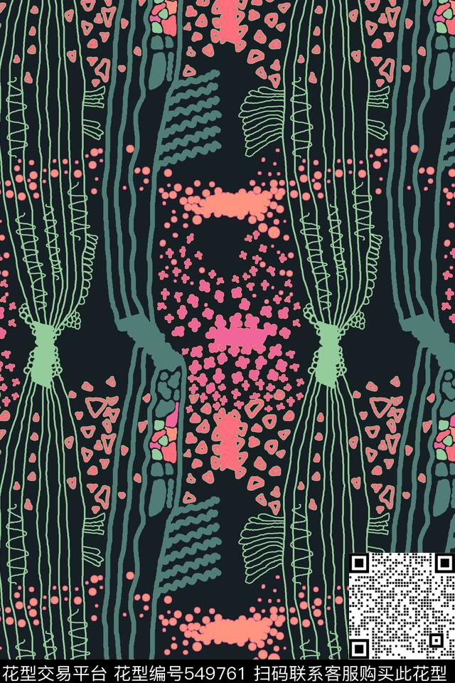 创意电脑绘画手绘传统印花华亿平台下载（图片编号: 549761） - 瓦栏（Walan）