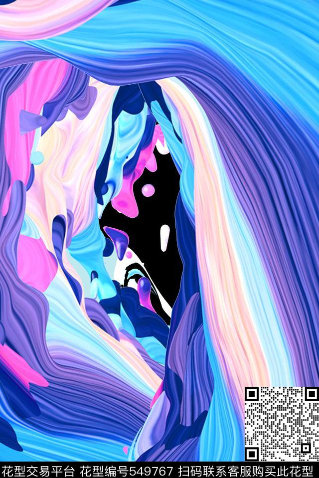 抽象负波普清新传统印花华亿平台下载（图片编号: 549767） - 瓦栏（Walan）