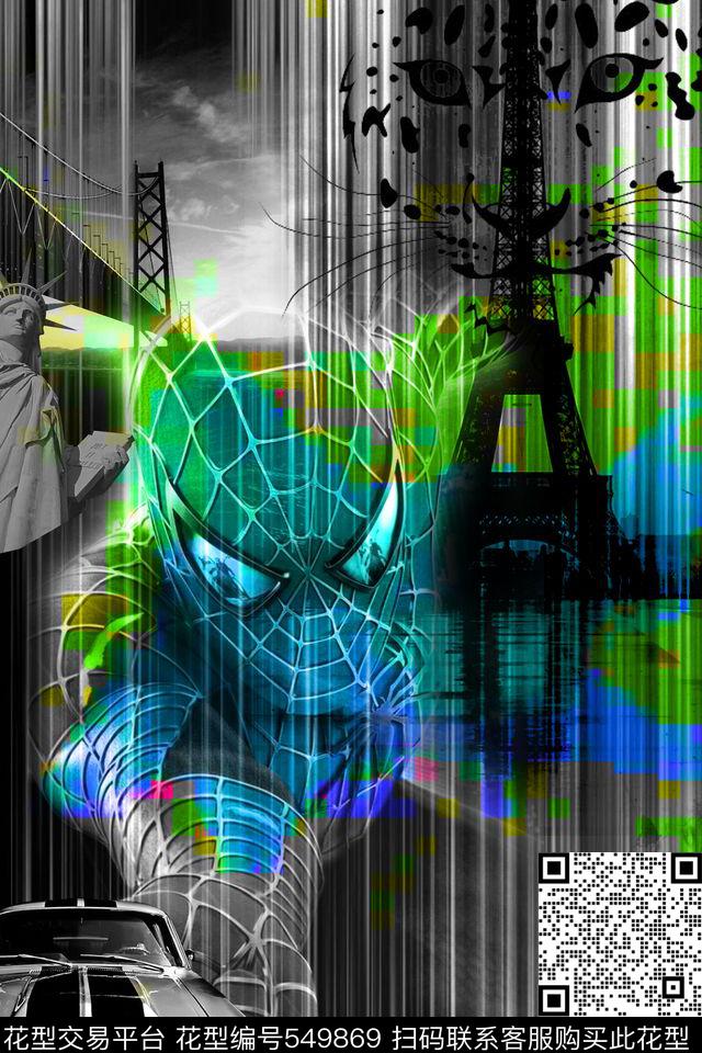 创意服装面料创意T恤图案T恤数码印花华亿平台下载（图片编号: 549869） - 瓦栏（Walan）