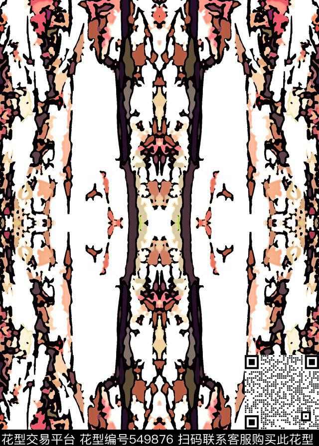 抽象树皮数码印花华亿平台下载（图片编号: 549876） - 瓦栏（Walan）