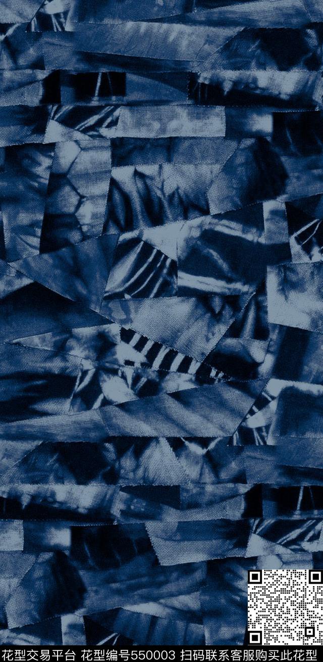 复古肌理几何男装传统印花华亿平台下载（图片编号: 550003） - 瓦栏（Walan）