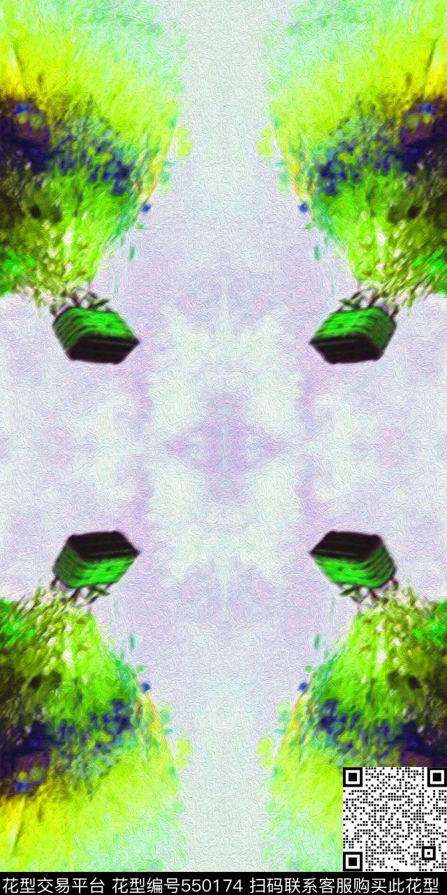 时尚油画热气球连衣裙外套羽绒服数码印花华亿平台下载（图片编号: 550174） - 瓦栏（Walan）