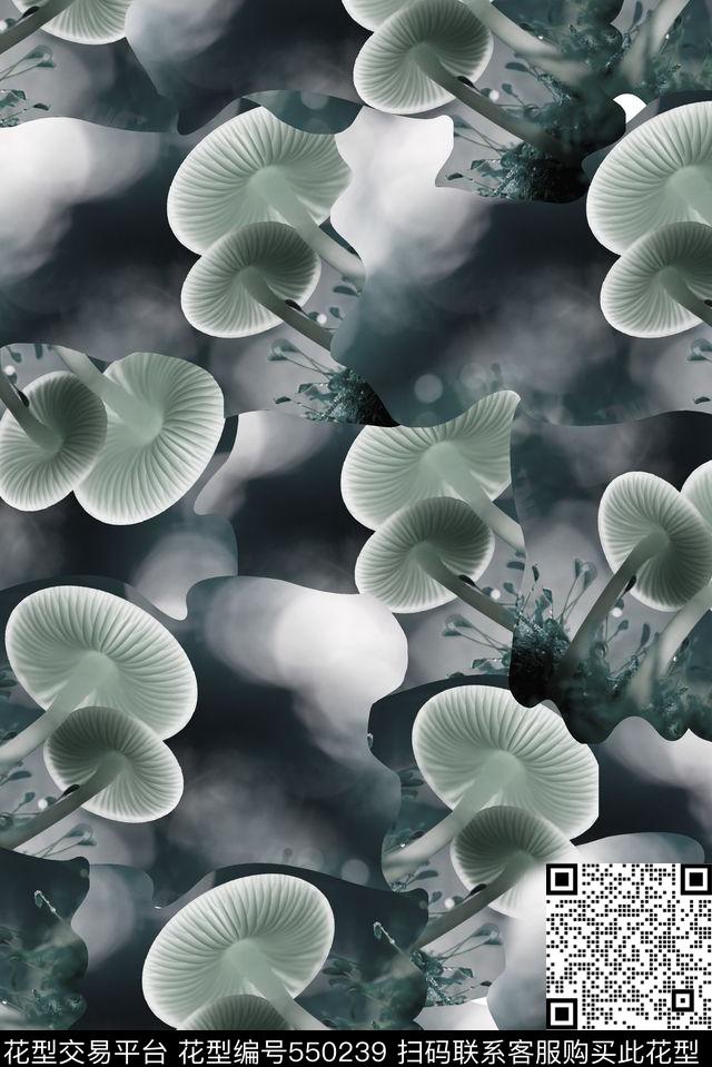 抽象男装图案大自然纹理男装羽绒服图案数码印花华亿平台下载（图片编号: 550239） - 瓦栏（Walan）