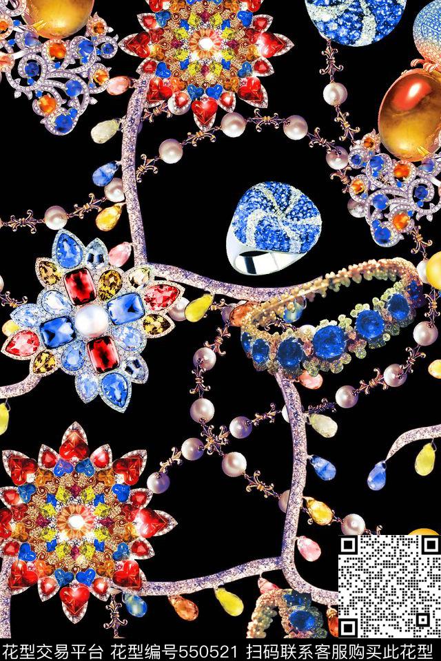 钻石抽象数码数码印花华亿平台下载（图片编号: 550521） - 瓦栏（Walan）