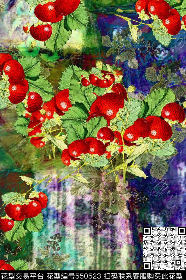 风景亮彩民族风数码印花华亿平台下载（图片编号: 550523） - 瓦栏（Walan）