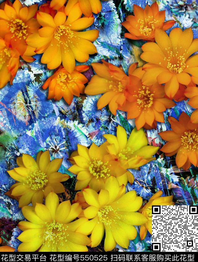 服装花卉家纺数码印花华亿平台下载（图片编号: 550525） - 瓦栏（Walan）