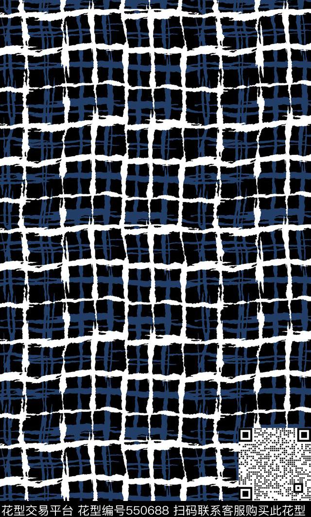 抽象格纹男装传统印花华亿平台下载（图片编号: 550688） - 瓦栏（Walan）