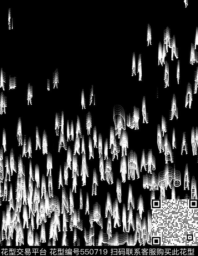 抽象男装图案纹理男装图案艺术线条传统印花华亿平台下载（图片编号: 550719） - 瓦栏（Walan）