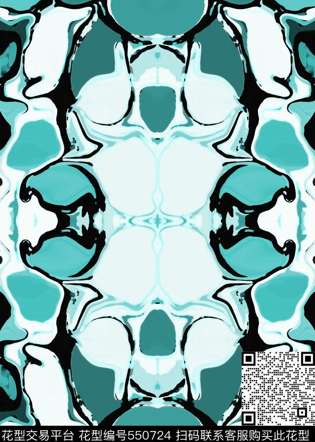 变形水纹传统印花华亿平台下载（图片编号: 550724） - 瓦栏（Walan）