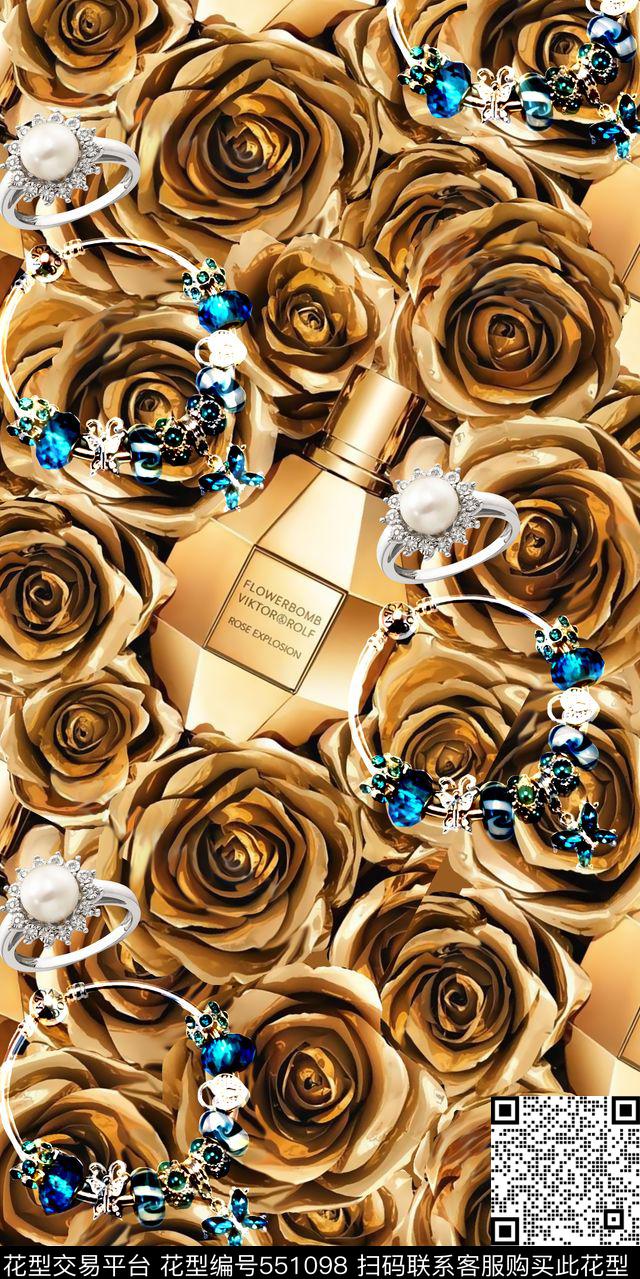 珠宝华亿平台数码印花华亿平台下载（图片编号: 551098） - 瓦栏（Walan）