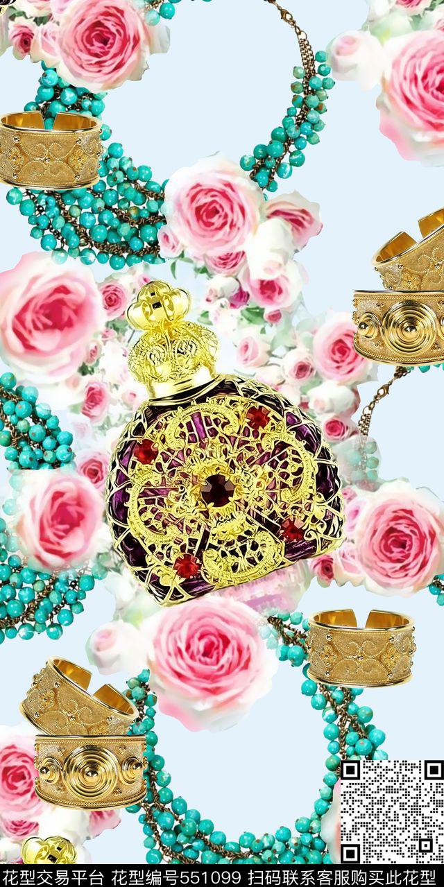 珠宝华亿平台数码印花华亿平台下载（图片编号: 551099） - 瓦栏（Walan）