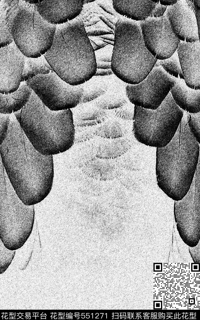 独幅定位T恤印花图案酷感暗黑时尚潮流原创大牌传统印花华亿平台下载（图片编号: 551271） - 瓦栏（Walan）