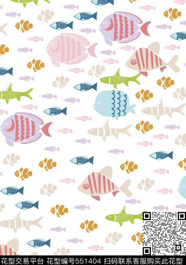 流行时尚卡通动物传统印花华亿平台下载（图片编号: 551404） - 瓦栏（Walan）