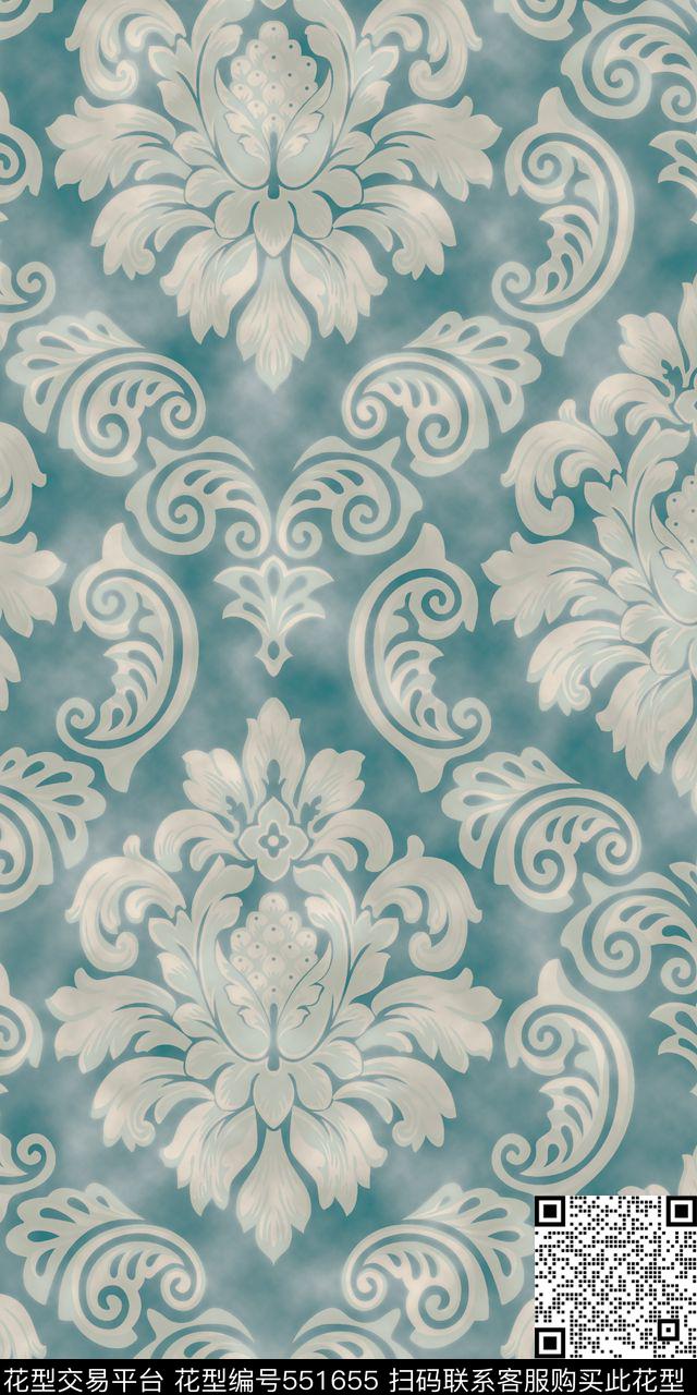 潮流时尚大牌女装几何传统印花华亿平台下载（图片编号: 551655） - 瓦栏（Walan）