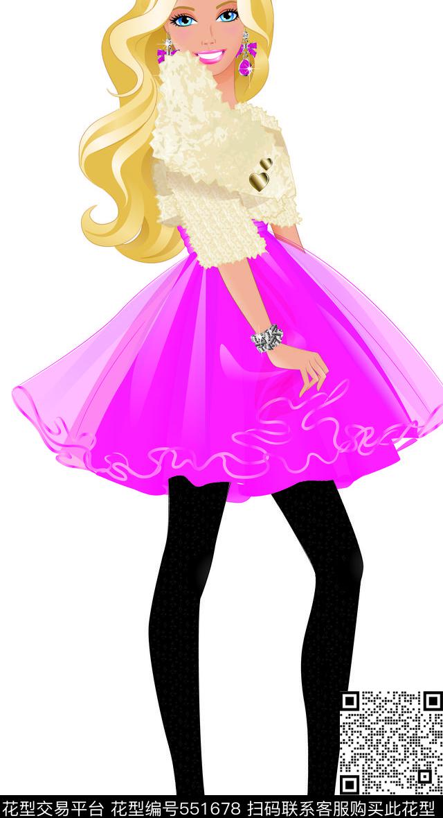 美女卡通美女女神时尚美女手绘美女长发美女传统印花华亿平台下载（图片编号: 551678） - 瓦栏（Walan）