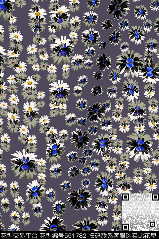 L.D~花卉清新L.D~手绘传统印花华亿平台下载（图片编号: 551782） - 瓦栏（Walan）